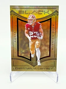 Panini 2025 negro - Christian McCaffrey - estuche negro dorado ¡éxito! SSP - SF 49ers - Imagen 1 de 2