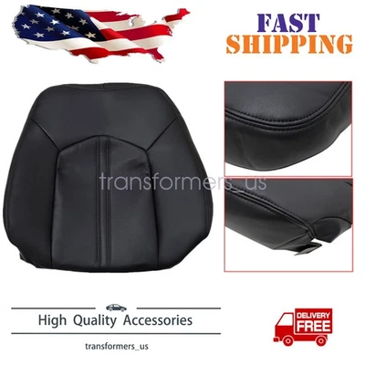 Cubierta de asiento trasero inclinada de cuero perforado para pasajero para Cadillac SRX 2010-2016 Foto 1 de 4