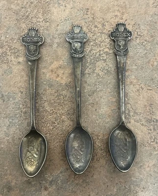 Juego de 3 cucharas vintage Rolex Bucherer de Suiza CB 69 M Foto 1 de 4