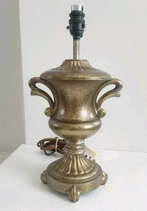 Patinated Metal Neoclassical Urn Table Lamp Chelsom Lighting 38cm PAT Test 03/25 - Picture 1 of 13