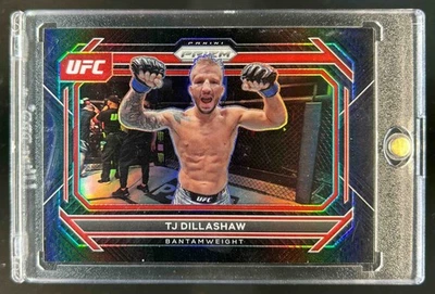2023 Prizm UFC TJ Dillashaw черный призма #1/1 - Изображение 1 из 2