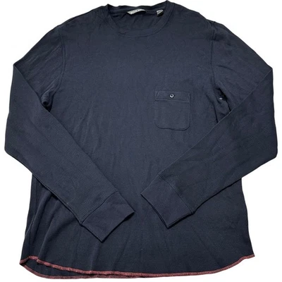 Camisa Michael Bastian Hombre Talla XL Gris Manga Larga 100% Algodón Minimalista Preppy Foto 1 de 4