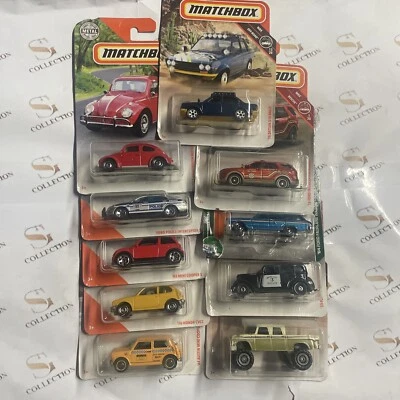 MATCHBOX Lote De 10 Carros Difícil De Encontrar Mattel Matchbox Datsun Austin Honda Mini - Imagem 1 de 4
