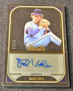 2023 Chronicles Studio Gold /35 Auto Frank Viola Holo Acetate SP #SBS-FVL Twins - Picture 1 of 2