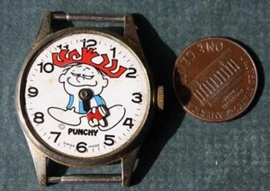 1960-70 Era Hawaiian Punch Punchy dibujos animados Reloj de pulsera mascota ARTÍCULO MUY LINDO --- - Imagen 1 de 1