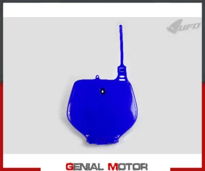 Vorne Nummernschild Ufo Plast Für Yamaha Yz 250 1992 > 1999 Blau Reflex Foto 1 de 2