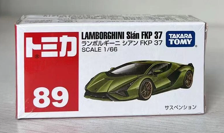 Takara Tomy Tomica 89 Lamborghini Cyan FKP 37