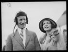Sir Charles Kingsford Smith In A Fur Lined Aviator Hat At Wakefiel- Old Photo