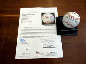 CHARLIE O. FINLEY LUKE APPLING HOF GO GO SOX SIGNIERT AUTO WILSON BASEBALL JSA LT  - Bild 1 von 5