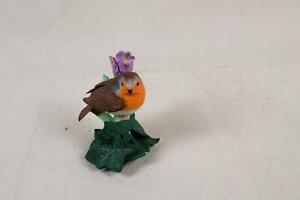 Figurine oiseau vintage Lenox, collection d'oiseaux de jardin Robin européen 1994