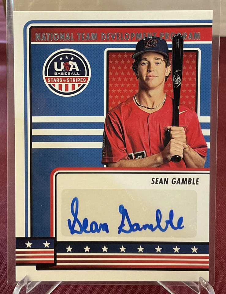 2023 Panini USA Stars & Stripes Sean Gamble National Team Auto  - Image 1 of 1