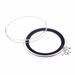 Porta cápsulas para monedas AirTite 38 mm anillo terciopelo azul, paquete de 5 - Imagen 1 de 1