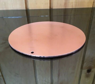 1/8” Thick Pure Copper Heat Diffuser 8” Round Stove Topper Defrost Plate - Image 1 of 4