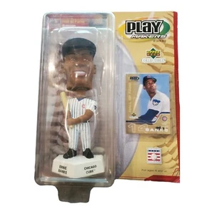 2002 VTG Ernie Banks Chicago Cubs Play Makers 6.5" Bobble Head Package Wear NEW - Picture 1 of 5