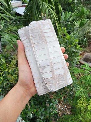 Carteras largas para mujer Himalaya 100 % cuero genuino EXÓTICO - hechas a mano Foto 1 de 4