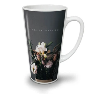 Wellcoda Beautiful Life Art Cool Latte Becher 12/17oz - Bild 1 von 15