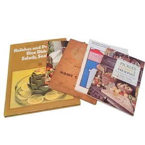 Vtg 60's 70's Home Canning Books Lot of 5 Pickles Relishes Preserves Recipes - Picture 1 of 11