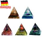 Orgonite Pyramid Amethyst Expel Evil Force Gather Fortune Jewelry Gift Gem Stone