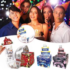 Cassetta dei soldi buon compleanno in contanti estrai denaro regalo fai da te scatola sorpresa / Regno Unito