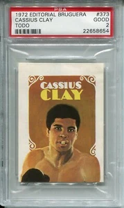 1972 Editorial Bruguera Todo 373 Muhammad Ali Cassius Clay PSA 2 HOF boxing card - Picture 1 of 2