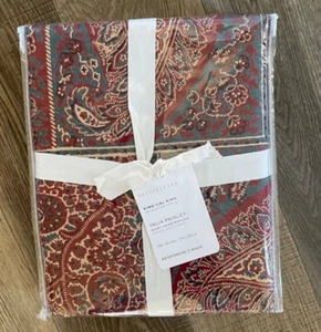 Pottery Barn Talia Paisley percale KING duvet cover multi - Picture 1 of 2
