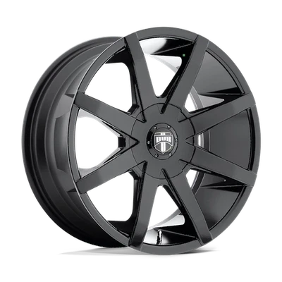 DUB S110 Push 22X9.5 +32 Gloss Black Wheel Rim 5X112 5X127 (QTY 4) S1102295F6+32 Foto 1 de 4