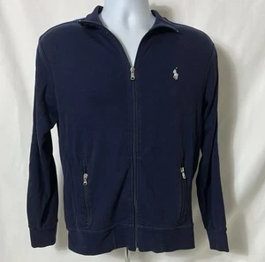 RALPH LAUREN POLO PERFORMANCE STYLE ZIP SWEAT/WARMUP/TRACK JACKET BLUE S - Picture 1 of 11