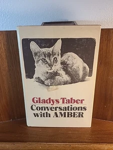 Conversations With Amber Gladys Taber HCDJ 1978 FIRST EDITION Cat Lovers  - Imagen 1 de 5