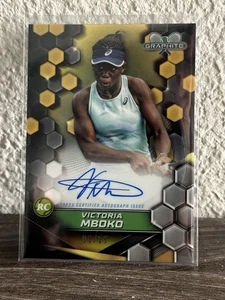 2024 Graphite Tennis Gold Victoria Mboko Rc On Card Auto Autograph 9/25 🔥🔥 - Picture 1 of 6