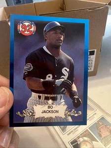Bo Jackson Chicago White Sox 1992 American Sports B Blue Border WOW CASI NUEVO - Imagen 1 de 2