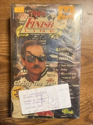 Dale Earnhardt Finish Line Sealed Box NASCAR 1995 Trading Cards - Image 1 of 3