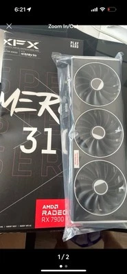 New XFX Speedster MERC310 AMD Radeon RX 7900 XT Ultra 20GB GDDR6  Black, Gaming - Image 1 of 2