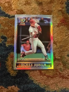 1998 Topps Chrome Refractor Scott Rolen Baseball Card #25 Philadelphia Phillies - Picture 1 of 2