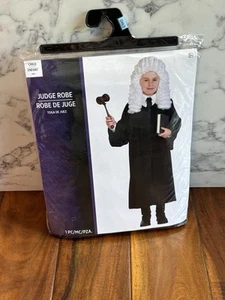Judge Robe Kids Halloween Costume One Size Dress Up Black New - Picture 1 of 3