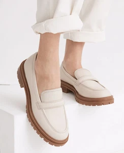 Madewell Damen The Bradley Lugsole Plateau Halbschuh aus Leder Harvest Moon – 8 - Bild 1 von 21