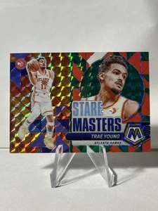 2023-24 Panini Mosaic - Stare Masters Teal Mosaic Prizm #9 Trae Young #/75 - Picture 1 of 3