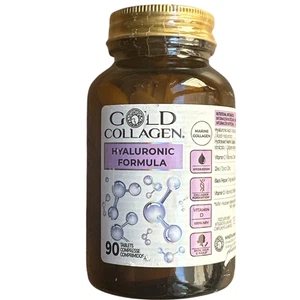 Gold Collagen Hyaluronic Formula Beauty Supplement 90 Tablets - Picture 1 of 2