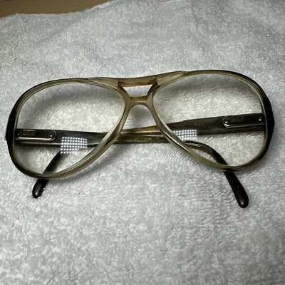 Vintage Safilo Elasta 145 Glasses Frames Aviator Italy 596 1012 145 Aviators Vtg - Image 1 of 4