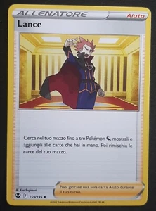 LANCE 159/195 Carta AIUTO in Italiano POKEMON Allenatore - Foto 1 di 1