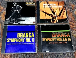 Branca CD Lot Symphony No. 6, Nos. 8 &10 The World Upside Down Selections - Picture 1 of 18