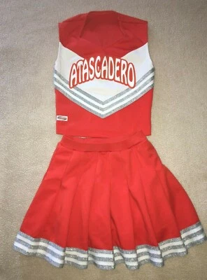 Uniforme de Animadora Conjunto Disfraz Naranja Niñas 14 Damas XS Auténtico Califa Foto 1 de 4