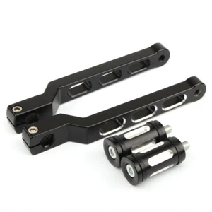 Pair Black Rear Shift Lever Shifter Pegs For Road King Street Electra Tour Glide - Picture 1 of 4