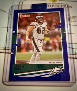 2020 Donruss JASON KELCE #210 Press Proof