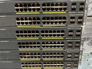 Cisco Switch WS-C2960X-24PS-L 24-Port Gigabit PoE Ethernet w/rack ears pls read - Picture 1 of 6