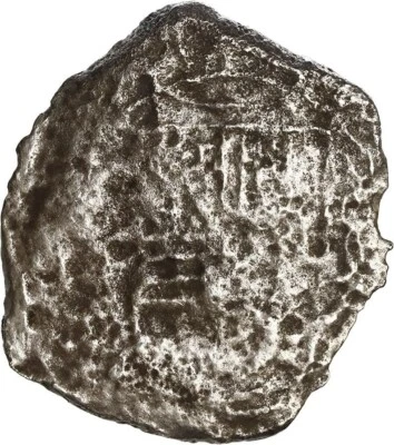 Maravillas Shipwreck (1656) Mexico Silver Cob 8 Reales Philip IV w/ MAREX COA - Image 1 of 3