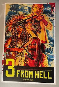 Three From Hell Movie Poster 11x17 Theatrical Limited Rob Zombie Devils Rejects - Picture 1 of 1