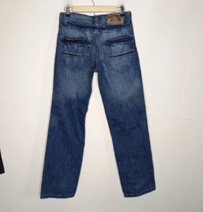 SouthPole Denim Jeans RN82628 Distressed Mens 29x31 Embroidered Pockets Y2K - Picture 1 of 6