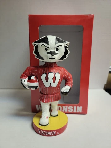 WISCONSIN BADGERS NAME OF THE GAME LIMITED EDITION VOLLEYBALL BOBBLEHEAD Cover