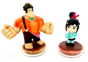 New Disney Infinity 1.0 Wreck It Ralph & Venellope Figure Lot W86799107 No Box - Picture 1 of 6
