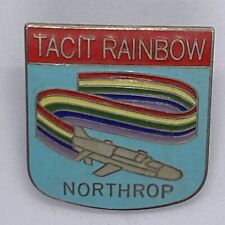 Rare Norhrop TACIT RAINBOW 1980s Cold War Jet Missile Lapel Pin